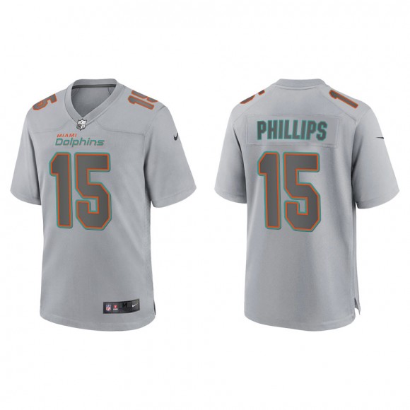 Jaelan Phillips Miami Dolphins Gray Atmosphere Fashion Game Jersey