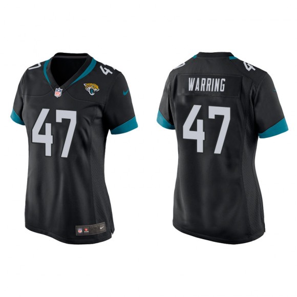 Women's Jaguars Kahale Warring Black Game Jersey