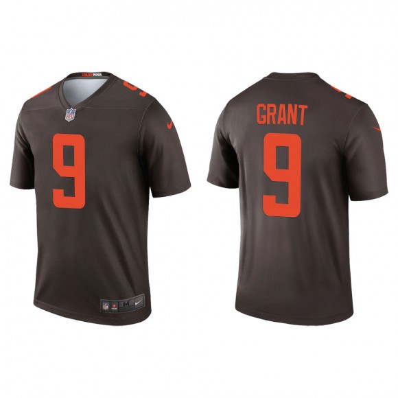 Men's Cleveland Browns Jakeem Grant Brown Alternate Legend Jersey