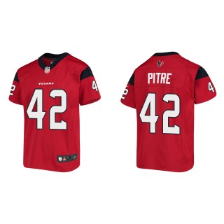 Jalen Pitre Youth Houston Texans Red Game Jersey