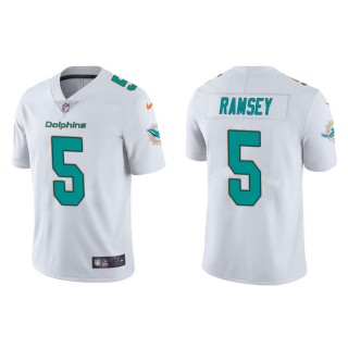 Men's Miami Dolphins Jalen Ramsey White Vapor Limited Jersey