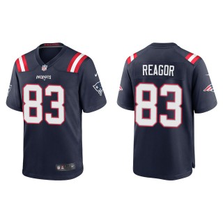 Patriots Jalen Reagor Navy Game Jersey