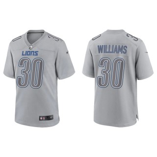 Jamaal Williams Men's Detroit Lions Gray Atmosphere Fashion Game Jersey