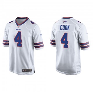 James Cook White Game Jersey