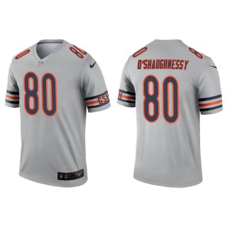 Men's Chicago Bears James O'Shaughnessy Silver Inverted Legend Jersey