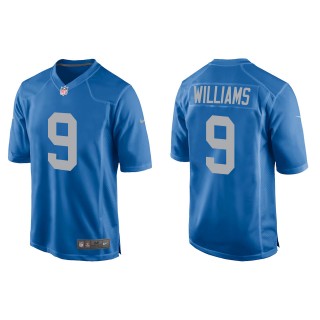 Lions Jameson Williams Blue Throwback Game Jersey