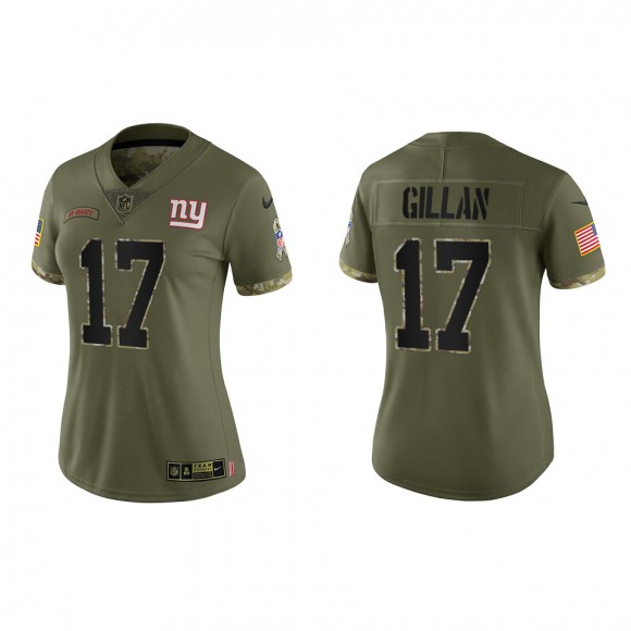 Jamie Gillan Women's New York Giants Olive 2022 Salute To Service Limited Jersey
