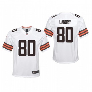 Youth Cleveland Browns Jarvis Landry Game Jersey - White