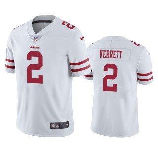 Jason Verrett San Francisco 49ers White Vapor Limited Jersey
