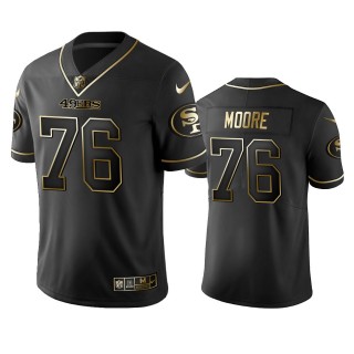 Jaylon Moore 49ers Black Golden Edition Vapor Limited Jersey