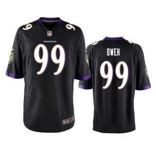 Baltimore Ravens Jayson Oweh Black Game Jersey