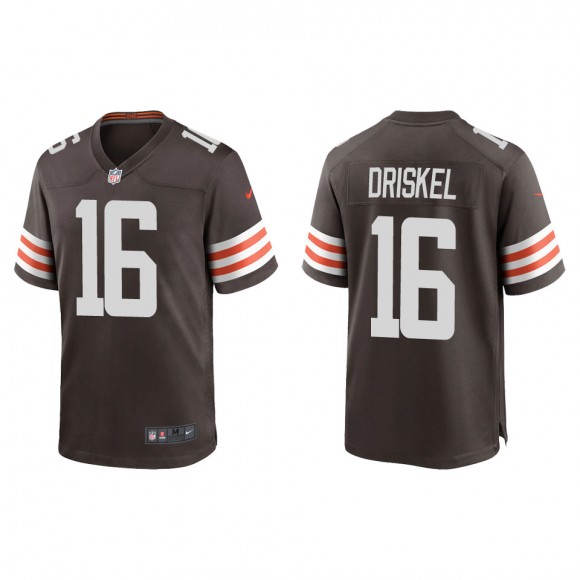 Browns Jeff Driskel Brown Game Jersey