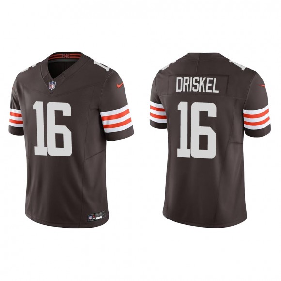 Browns Jeff Driskel Brown Vapor F.U.S.E. Limited Jersey