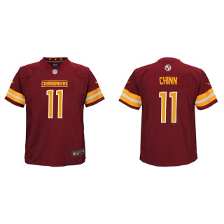 Youth Jeremy Chinn Commanders Burgundy Game Jersey