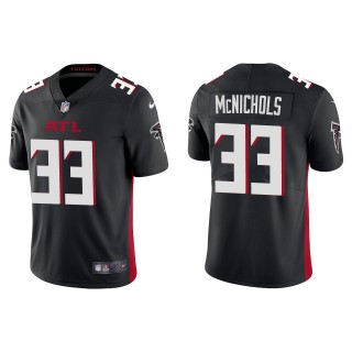 Men's Atlanta Falcons Jeremy McNichols Black Vapor Limited Jersey