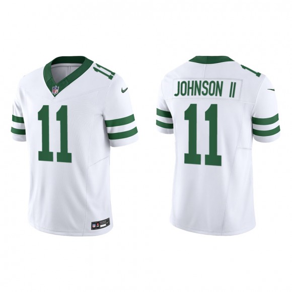 Jermaine Johnson II Jets White Legacy Vapor F.U.S.E. Limited Jersey