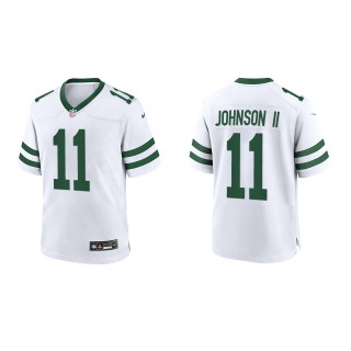Jermaine Johnson II Youth Jets White Legacy Game Jersey