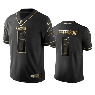 Lions Jermar Jefferson Black Golden Edition Vapor Limited Jersey
