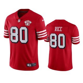 Jerry Rice San Francisco 49ers Scarlet Vapor Limited Jersey