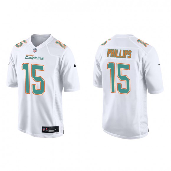 Jersey Dolphins Jaelan Phillips Fashion Game White