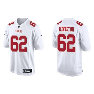 Jersey 49ers Jarrett Kingston Fashion Game Tundra White