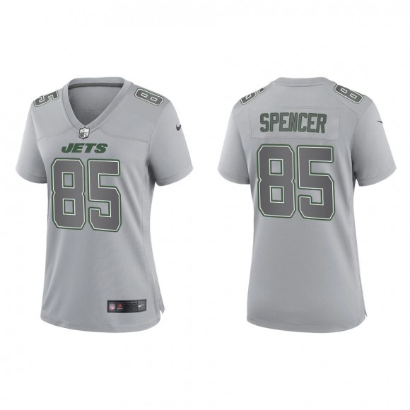 Women's New York Jets Diontae Spencer Gray Atmosphere Fashion Game Jersey