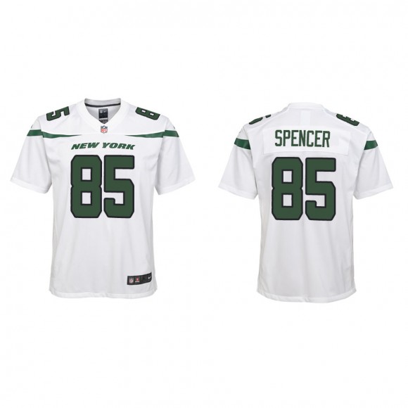 Youth New York Jets Diontae Spencer White Game Jersey