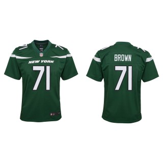 Youth New York Jets Duane Brown Green Game Jersey