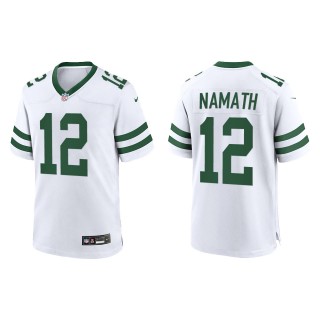 Joe Namath Jets White Legacy Game Jersey