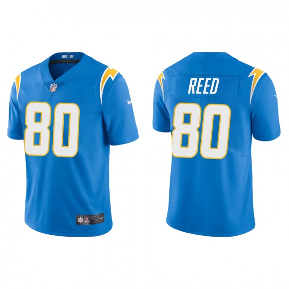 Men's Los Angeles Chargers Joe Reed Powder Blue Vapor Limited Jersey