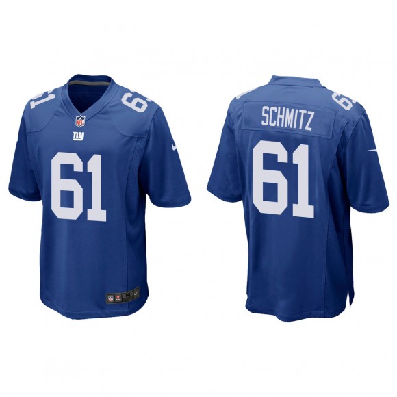 John Michael Schmitz Royal 2023 NFL Draft Game Jersey