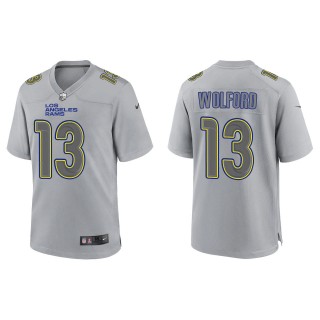 John Wolford Men's Los Angeles Rams Gray Atmosphere Fashion Game Jersey