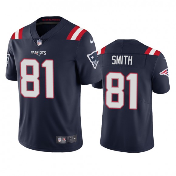 Jonnu Smith New England Patriots Navy Vapor Limited Jersey