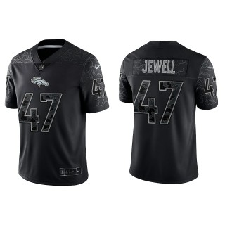 Josey Jewell Denver Broncos Black Reflective Limited Jersey