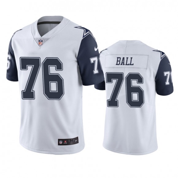 Color Rush Limited Dallas Cowboys Josh Ball White Jersey