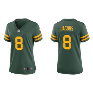 Women's Josh Jacobs Packers Green Alternate Game Jersey