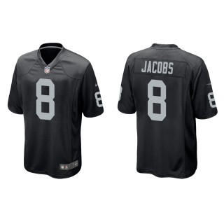 Raiders Josh Jacobs Black Game Jersey