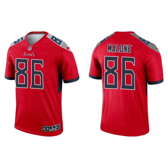 Men's Tennessee Titans Josh Malone Red Inverted Legend Jersey