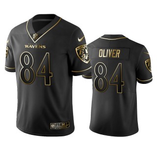 Josh Oliver Ravens Black Golden Edition Vapor Limited Jersey