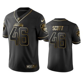 Jaguars Josiah Scott Black Golden Edition Vapor Limited Jersey