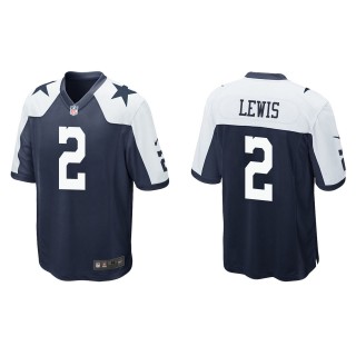 Men's Dallas Cowboys Jourdan Lewis Navy Alternate Game Jersey