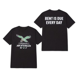 JSP Standard Issue x Philadelphia Eagles Black Generational T-Shirt