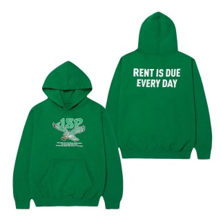 JSP Standard Issue x Philadelphia Eagles Kelly Green Throwback Pullover Hoodie