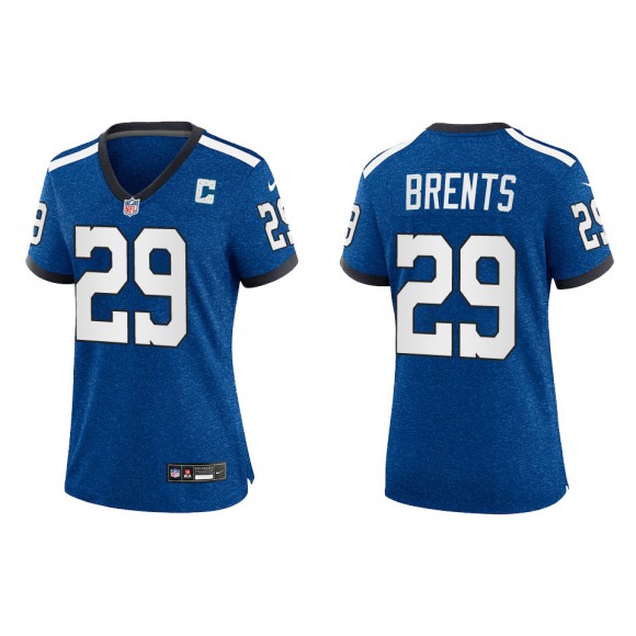 Julius Brents Women Indianapolis Colts Royal Indiana Nights Game Jersey