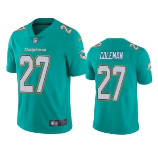Justin Coleman Miami Dolphins Aqua Vapor Limited Jersey