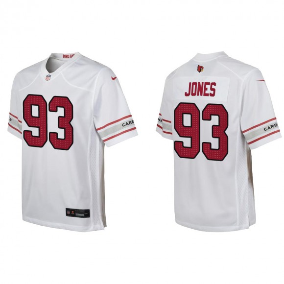 Youth Justin Jones Cardinals White Game Jersey
