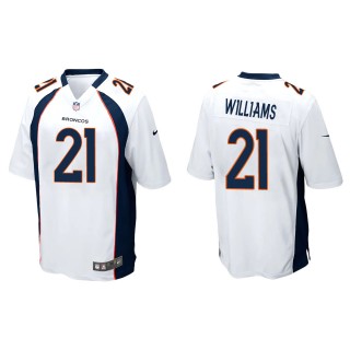Men's Denver Broncos K'Waun Williams White Game Jersey