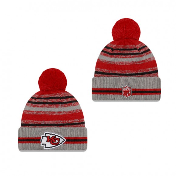 Kansas City Chiefs Cold Weather Gray Sport Knit Hat