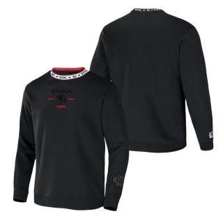 Men's Kansas City Chiefs NFL x Staple Black Globe Crewneck Pullover