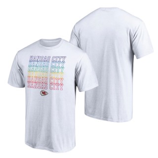 Men's Kansas City Chiefs White Fanatics Branded City Pride T-Shirt